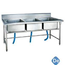 Three Sink Unit